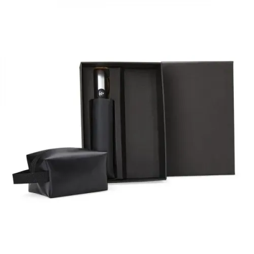 KIT NECESSAIRE E GUARDA-CHUVA - 2 PÇS-KT-90408