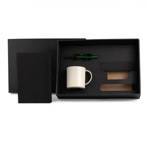 CONJ. CANECA, CADERNETA E CANETA - 3 PEÇAS-KT-9044L