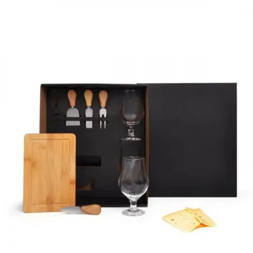 CONJUNTO PARA QUEIJO / CERVEJA - 7 PÇS-KT-90465-SM