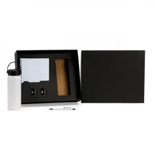 KIT GARRAFA, CADERNO E CANETA - 3 PÇS-KT-90490