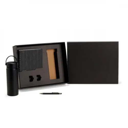 KIT GARRAFA, CADERNO E CANETA - 3 PÇS-KT-90492