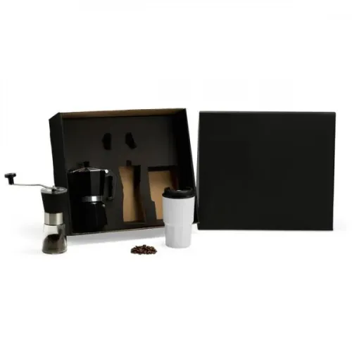 KIT CAFETEIRA, MOEDOR E COPO TÉRMICO - 3 PÇS-KT-90507