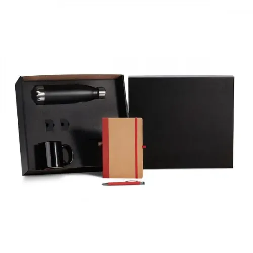 KIT ESCRITÓRIO - VERMELHO - 4 PÇS-KT-90529