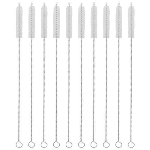 Kit 10 Escovas Para Canudos Reutilizáveis -PA-215+E10