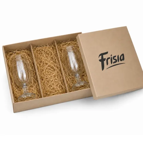  Kit 2 Copos Personalizados 330ml com Caixa em MDF -KIT MDF2