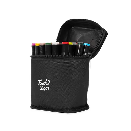 Kit Canetas Marcadoras Pontas Duplas 36 Cores-08329-36