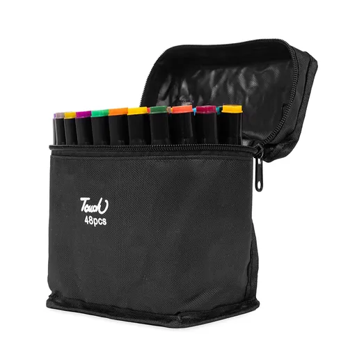 Kit Canetas Marcadoras Pontas Duplas 48 Cores-08329-48