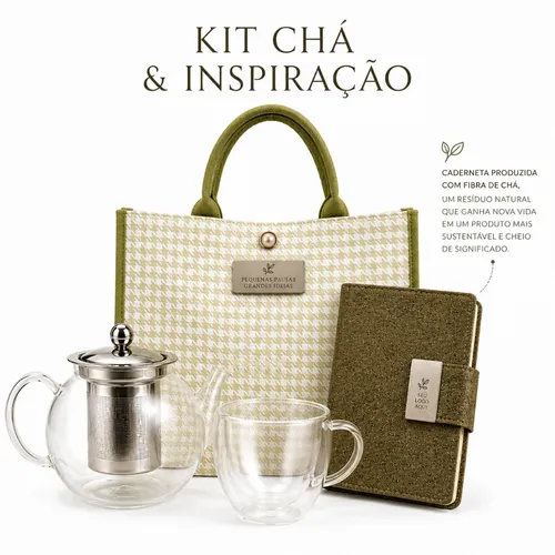 Kit Chá e Caderneta Ecológica -Kit 9137
