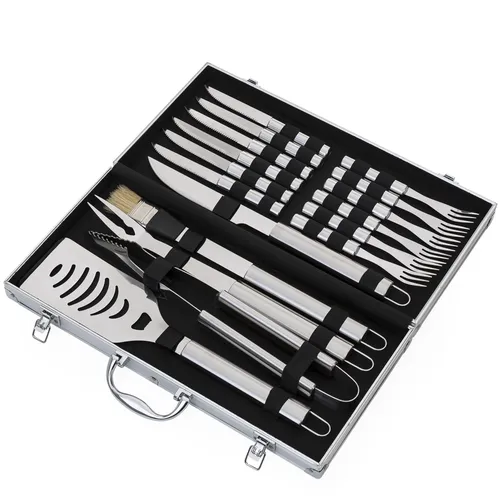 Kit Churrasco 17 peças-06597-PRA Kit Churrasco 17 peças-06597-PRA