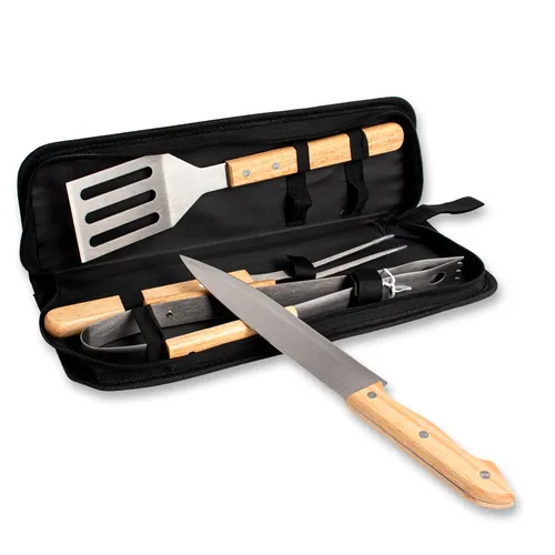 Kit Churrasco 4 Peças-12462B