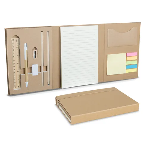 Kit Escritório Capa em Papel Kraft-CJ40035P