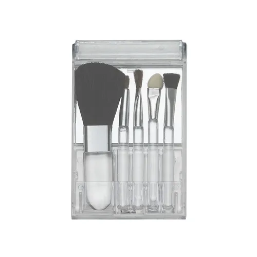 #Kit Pincel 5 peças em estojo Plástico-10774-TRA