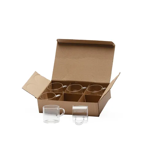 Kit Xícaras de Vidro 6 Peças-08295