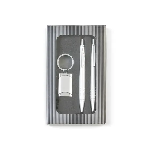 #Kit caneta Lapiseira metal e Chaveiro-P@11908-PRA