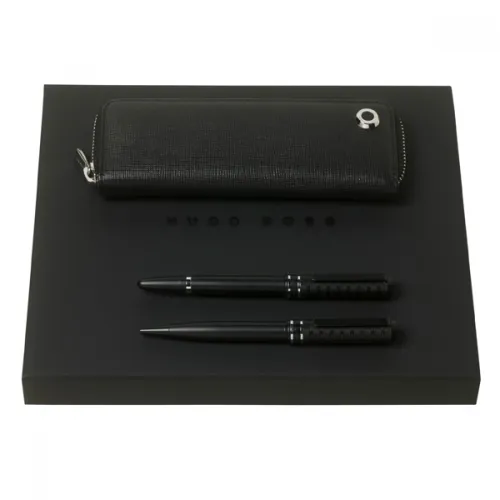 Kit caneta tinteiro, esferográfica e estojo-HPBPX845A