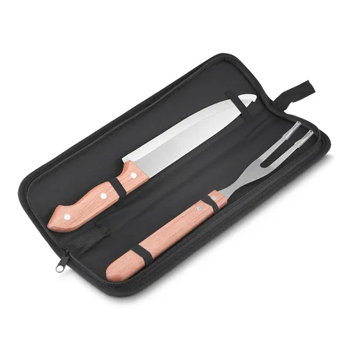 #Kit churrasco 2 Peças-13200-MARROM #Kit churrasco 2 Peças-13200-MARROM