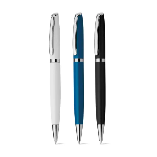 LANDO. Esferográfica em alumínio com escrita em azul-81190