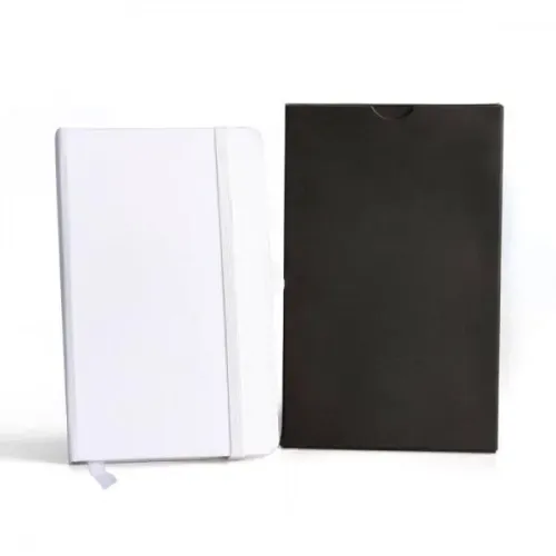 CADERNETA S/ PAUTA BRANCA - 14X21 CM-LE-31370