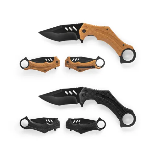 LIAM. Canivete dobrável em aço inox e cabo em plástico-94360