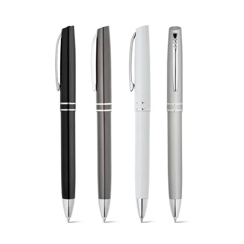 LYME. Esferográfica em alumínio com escrita em preto-91338