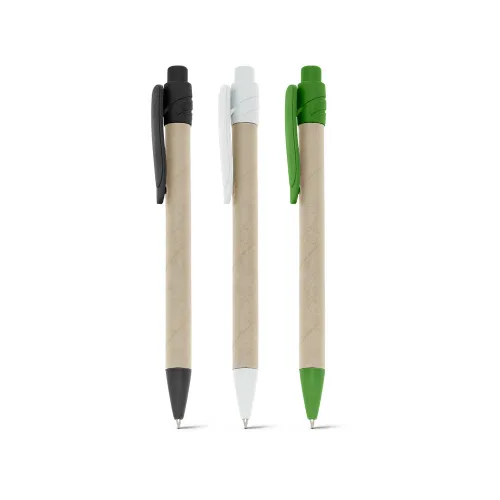 MASAI. Esferográfica em papel kraft com escrita em azul-91383