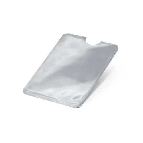 MEITNER. Porta cartões com bloqueio RFID CROMADO-93333-CRO