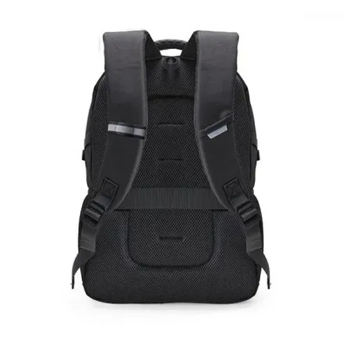 MOCHILA EM POLYESTER/PU - EXECUTIVE - 22L - PRETA-MA-02801