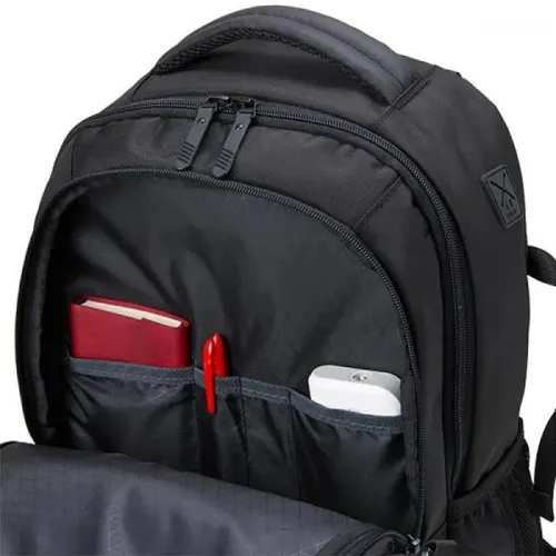 MOCHILA EM POLYESTER/PU - EXECUTIVE - 22L - PRETA-MA-02801