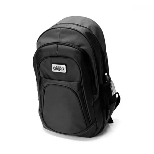 MOCHILA PRETA EM POLYESTER 1680D / 600D-MA-02301