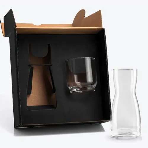 MORINGA DE VIDRO COM COPO - 500ML / 290ML-VI-01500