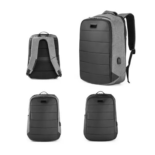 MUNIQUE. Mochila para notebook em 300D de alta densidade, com divisória para notebook 17 21 L-92322