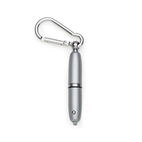 #Mini Caneta Metal com Lanterna-11755-PRA