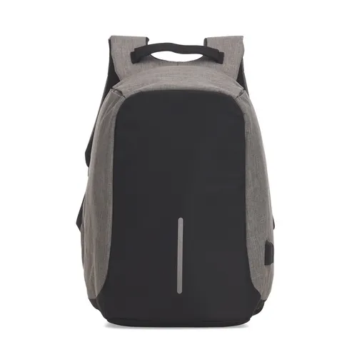 Mochila Antifurto CINZA-MC240-CIN Mochila Antifurto CINZA-MC240-CIN