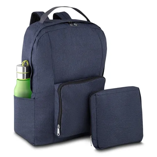 #Mochila Dobrável de Poliéster-14407-AZE