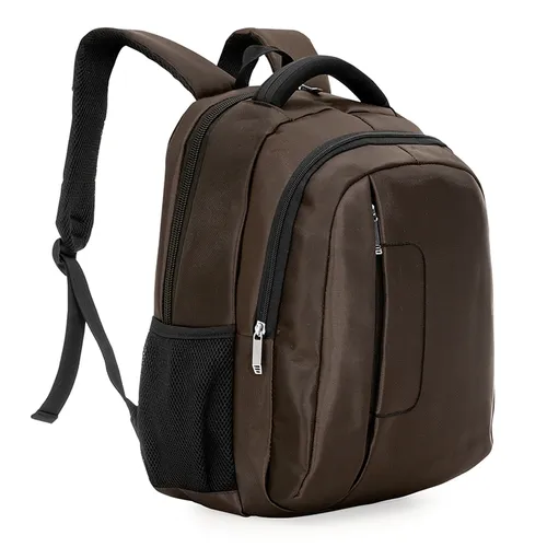 #Mochila Poliéster-03027-MARROM #Mochila Poliéster-03027-MARROM