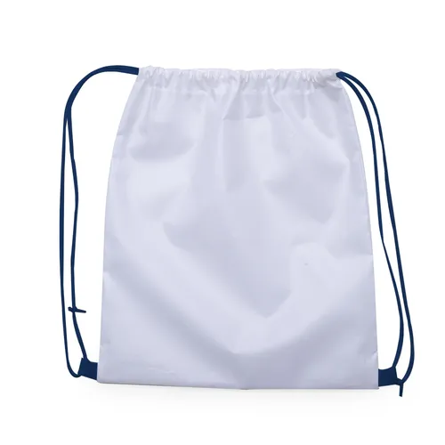 #Mochila Saco em Nylon-14256-AZU