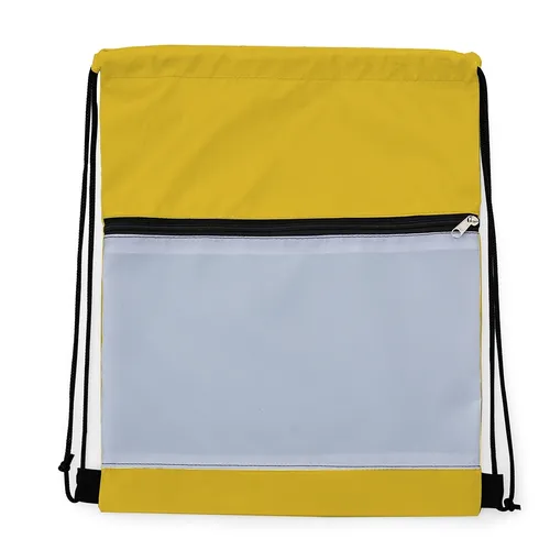 #Mochila Saco em Nylon-P@13819