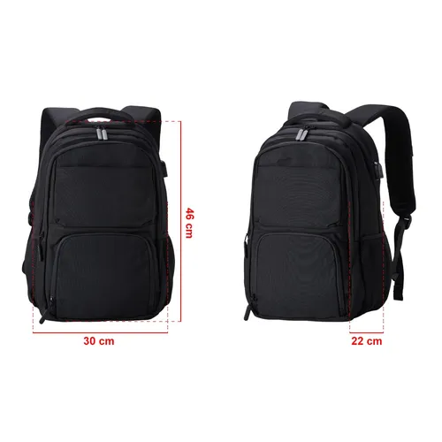 Mochila de Poliéster USB 30 Litros-KPX01805