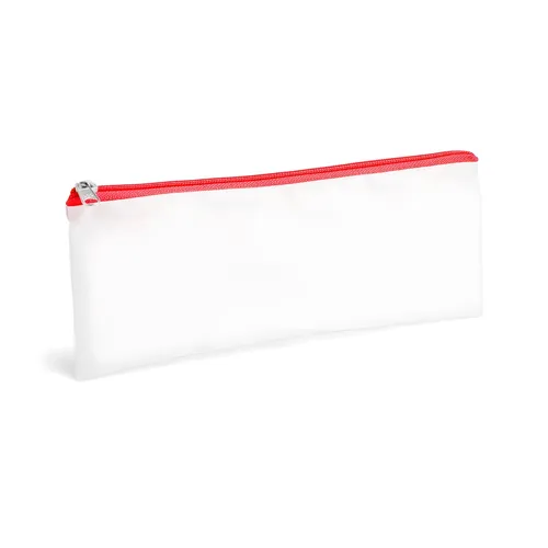 NECESSAIRE EM NYLON 210 RESINADO - VERMELHA - 24X10,5CM VERMELHO-MA-09544-VM