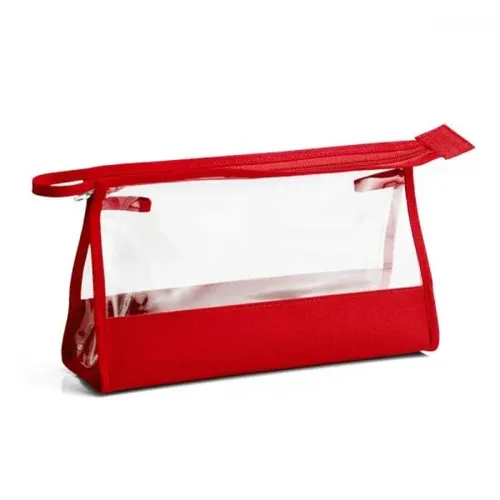 NECESSAIRE EM NYLON 600 / PVC VERMELHA VERMELHO-MA-09774-VM
