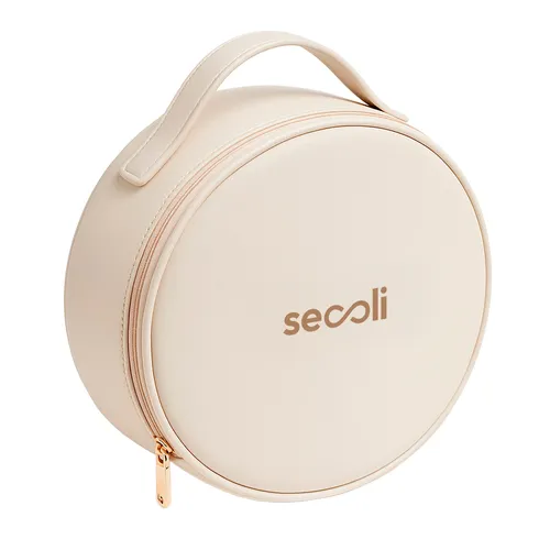 Necessaire Redonda com Alça de Mão e Abertura Total com Zíper-NES-9203