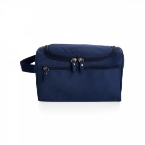 #Necessaire de Poliester com Alça-P@13908-AZU