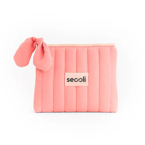 Necessaire de lona matelada com etiqueta personalizada-NES-9579