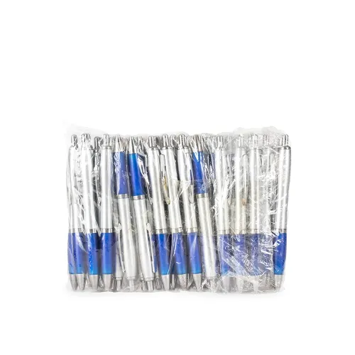 Pacote Caneta Plástica com 50 Peças-O@00518-AZU