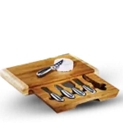 CONJ. PARA QUEIJO EM BAMBU CÓRDOBA - 6 PÇS-PD-00853-NA