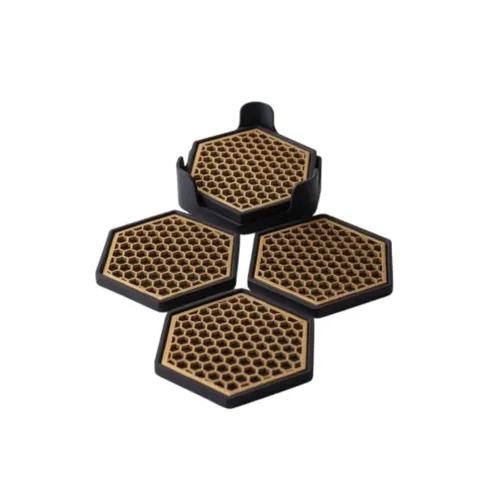 PORTA COPO EMBORRACHADO HEXAGONAL-BC0001IKB