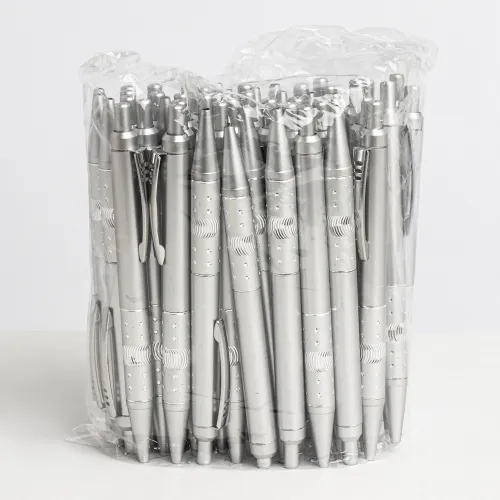 Pacote com Caneta Plástica-P@00634-PRA Pacote com Caneta Plástica-P@00634-PRA