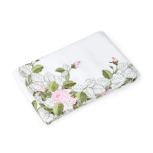 Toalha de Mesa Retangular-P@07021G-BCO