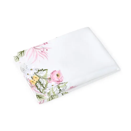 Toalha de Mesa Redonda-P@07022B-BCO