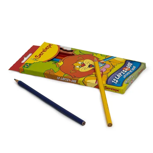 Lápis de Cor 12 Cores -P@08046-COL